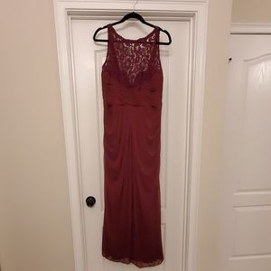 David's Bridal bridesmaid dress